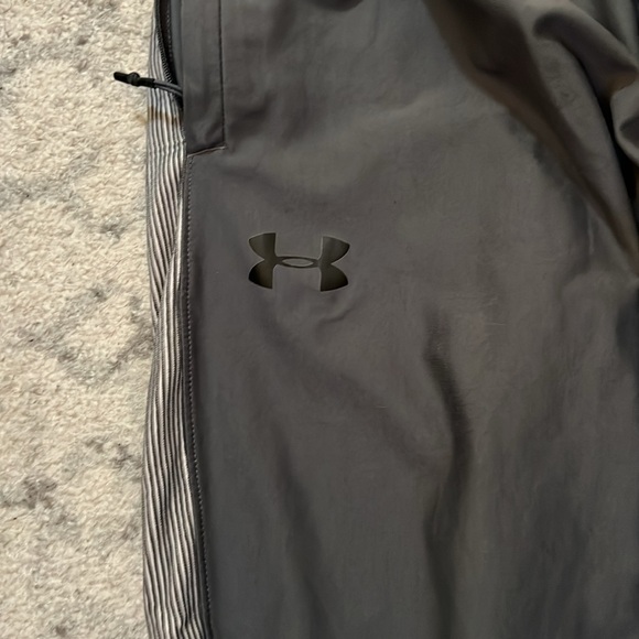 grey under armour pants size M performance althetic jogger pants - Picture 4 of 5